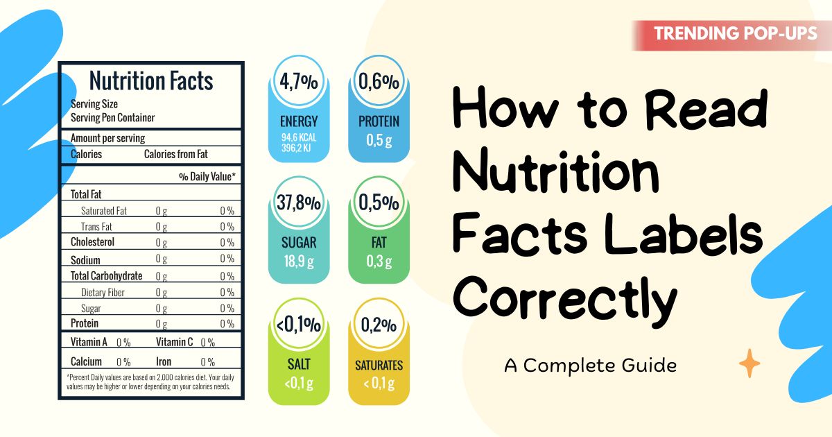 How to Read Nutrition Facts Labels Correctly